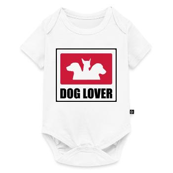 Dog Lover - Body à manches courtes Premium Bébé - blanc - Devant