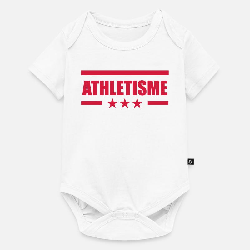 Athlétisme - Body à manches courtes Premium Bébé - blanc