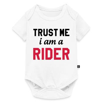 Trust me i am a Rider - Body à manches courtes Premium Bébé - blanc - Devant