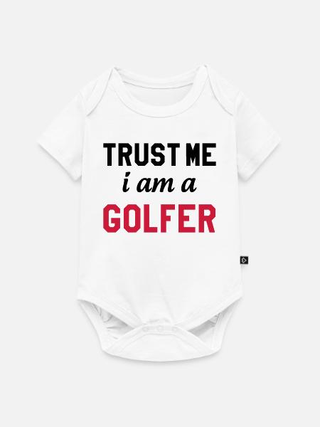 Golf - Baby Premium Kurzarmbody - Weiß