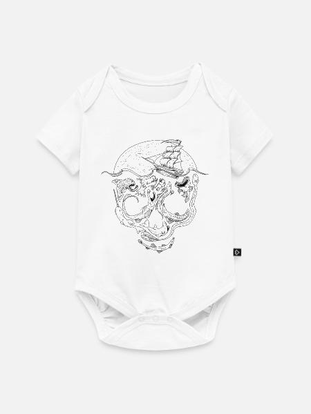 Below - Baby Premium Kurzarmbody - Weiß