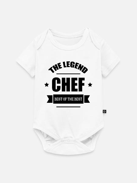 Chef cooking - Baby Premium Kurzarmbody - Weiß