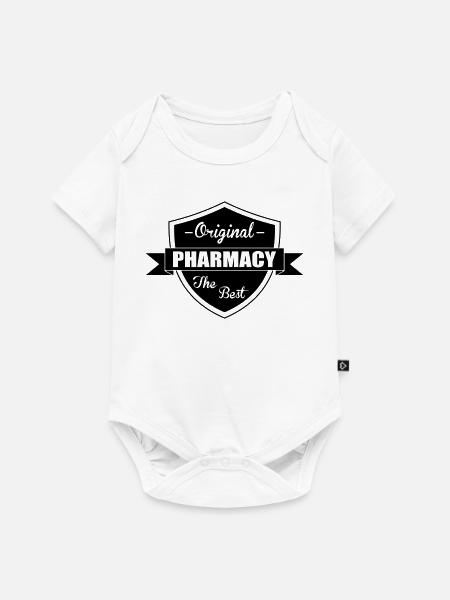 Pharmacy - Baby Premium Kurzarmbody - Weiß