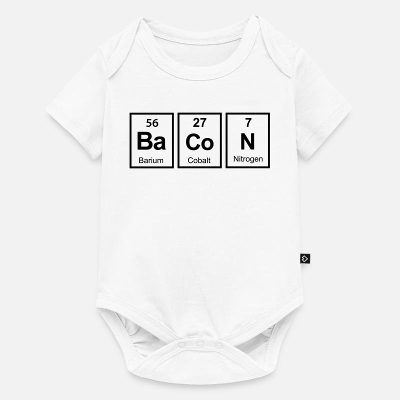 bacon - Baby Premium Kurzarmbody - Weiß