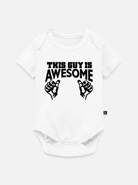 awesome - Baby Premium Kurzarmbody - Weiß