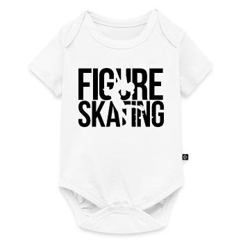 figure skating - Baby Premium short-sleeve bodysuit - white - Front