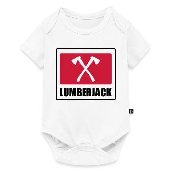 Lumberjack - Baby Premium Kurzarmbody - Weiß - Vorne