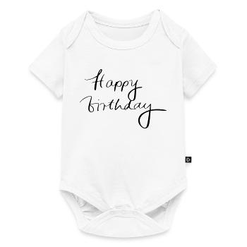 Joyeux anniversaire - Body à manches courtes Premium Bébé - blanc - Devant