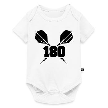 darts 180 - Baby Premium short-sleeve bodysuit - white - Front