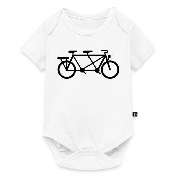 tandem - Baby Premium short-sleeve bodysuit - white - Front