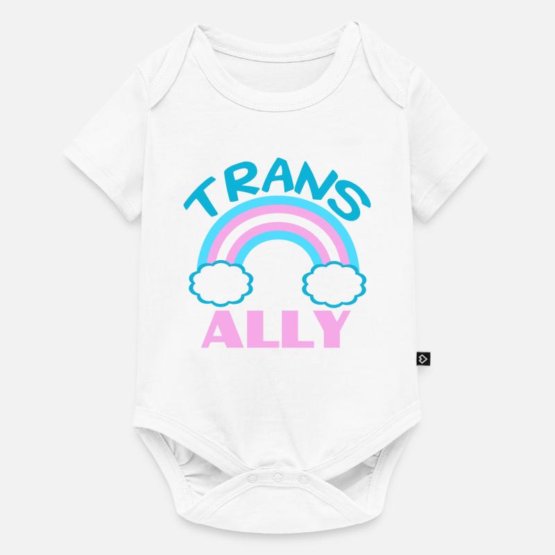 Trans Ally - Body à manches courtes Premium Bébé - blanc