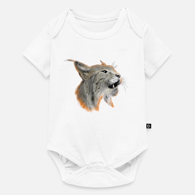 lynx - Body à manches courtes Premium Bébé - blanc