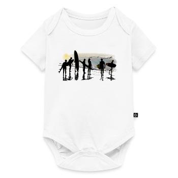surfing - Baby Premium Kurzarmbody - Weiß - Vorne