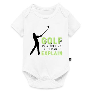 Le golf - Body à manches courtes Premium Bébé - blanc - Devant