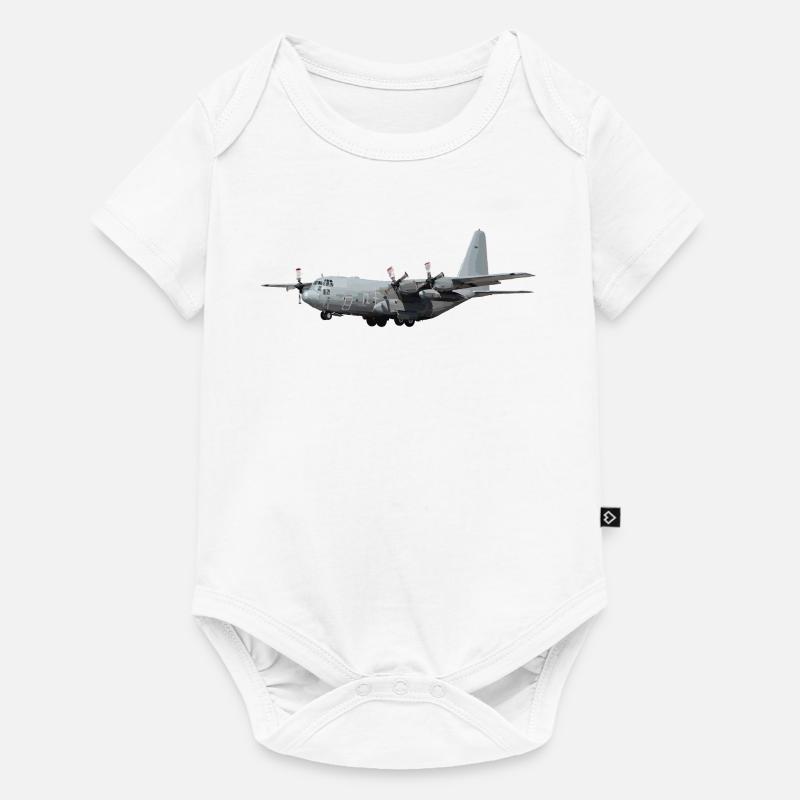 C-130 Hercules - Body à manches courtes Premium Bébé - blanc