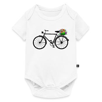 vélo - Body à manches courtes Premium Bébé - blanc - Devant