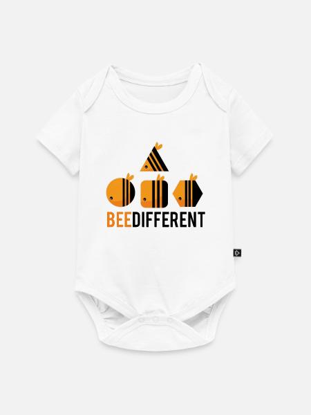 Bee Different - Baby Premium Kurzarmbody - Weiß