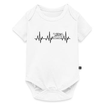Heartbeat Rostock Greif - Baby Premium short-sleeve bodysuit - white - Front