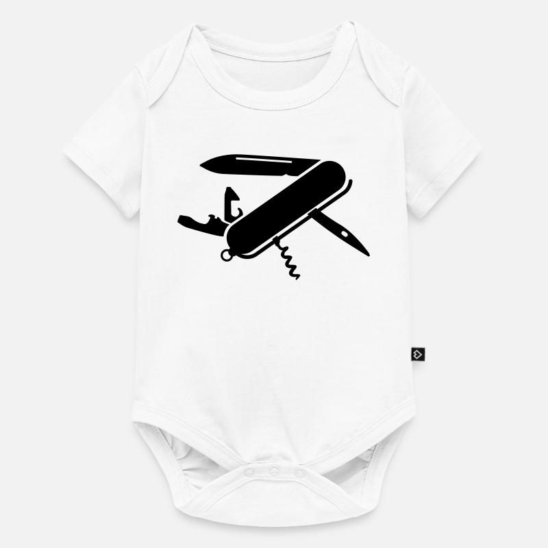 couteau suisse - Body à manches courtes Premium Bébé - blanc