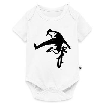 bmx - Baby Premium short-sleeve bodysuit - white - Front