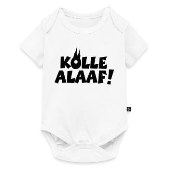 Kölle Alaaf! Kölner Karneval mit Kölner Dom - Baby Premium Kurzarmbody - Weiß - Vorne