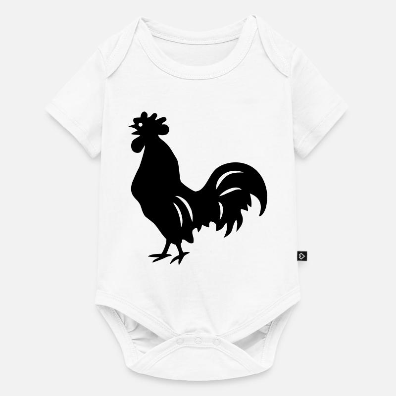 coq - Body à manches courtes Premium Bébé - blanc
