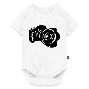caméra - Body à manches courtes Premium Bébé - blanc - Devant