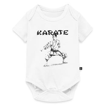 karate - Body à manches courtes Premium Bébé - blanc - Devant