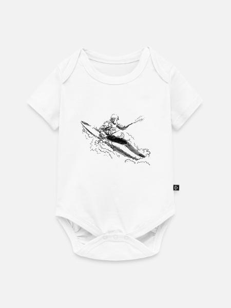 Kayak - Baby Premium Kurzarmbody - Weiß