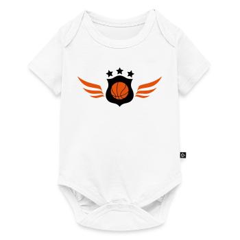Basketball - Basket Ball - Game - Sport - Player - Body à manches courtes Premium Bébé - blanc - Devant