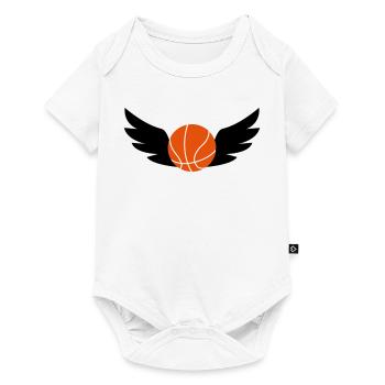 Basketball - Basket Ball - Game - Sport - Player - Baby Premium Kurzarmbody - Weiß - Vorne