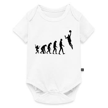 Basketball - Basket Ball - Game - Sport - Player - Body à manches courtes Premium Bébé - blanc - Devant