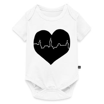 i love Nürnberg - Baby Premium Kurzarmbody - Weiß - Vorne