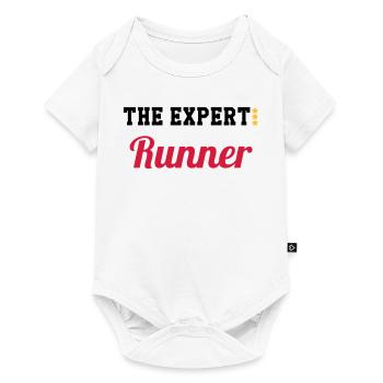 Running / Jogging / Run / Trail / Sport - Baby Premium short-sleeve bodysuit - white - Front