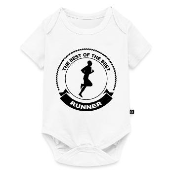 Running / Jogging / Run / Trail / Sport - Baby Premium short-sleeve bodysuit - white - Front