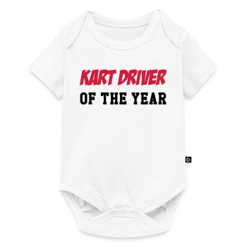 Karting / Kart / Pilote / Voiture - Body à manches courtes Premium Bébé - blanc - Devant