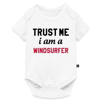 Planche à voile / Véliplanchiste / Windsurf / - Body à manches courtes Premium Bébé - blanc - Devant