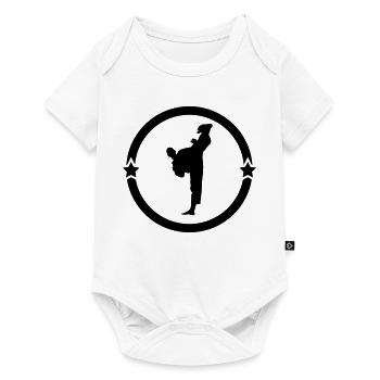 Taekwon-Do / Taekwondo / Taekwondoin / Art Martial - Body à manches courtes Premium Bébé - blanc - Devant