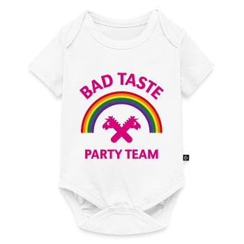 Bad Taste Party Team (Unicorn / Rainbow) - Baby Premium short-sleeve bodysuit - white - Front