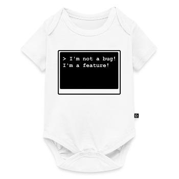I'm not a bug! I'm a feature! (transparent) - Baby Premium short-sleeve bodysuit - white - Front