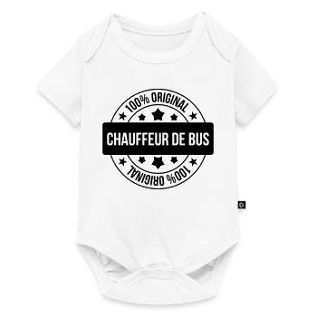 Bus Driver / Busfahrer / Autocar / Autobus / Job - Baby Premium short-sleeve bodysuit - white - Front