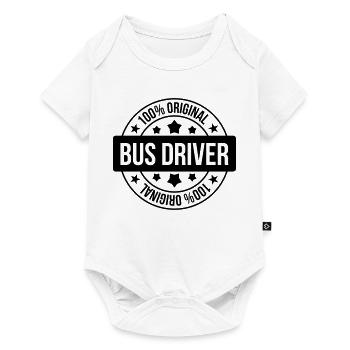 Bus Driver / Busfahrer / Autocar / Autobus / Job - Baby Premium short-sleeve bodysuit - white - Front