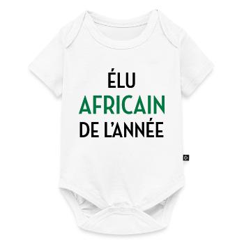 Africa / Africain / Afrique / Africain - Body à manches courtes Premium Bébé - blanc - Devant