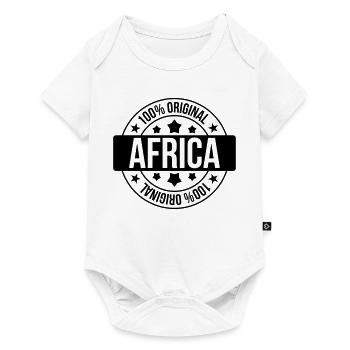 Africa / Africain / Afrique / Africain - Body à manches courtes Premium Bébé - blanc - Devant