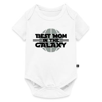 Best Mom In The Galaxy - Body à manches courtes Premium Bébé - blanc - Devant