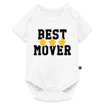 Déménageur / Déménagement / Déménager / Camion - Body à manches courtes Premium Bébé - blanc - Devant
