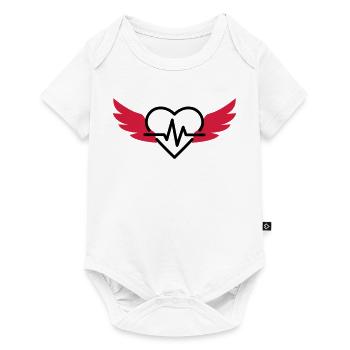 docteur / médecin / cardiologie / cardiologue - Body à manches courtes Premium Bébé - blanc - Devant