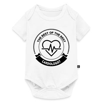 docteur / médecin / cardiologie / cardiologue - Body à manches courtes Premium Bébé - blanc - Devant