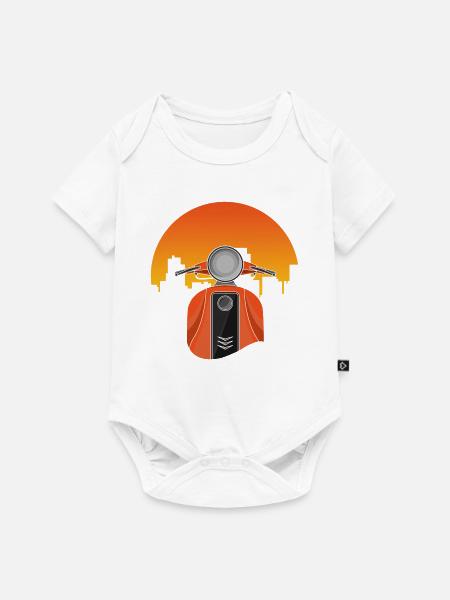 Altes Moped - Baby Premium Kurzarmbody - Weiß