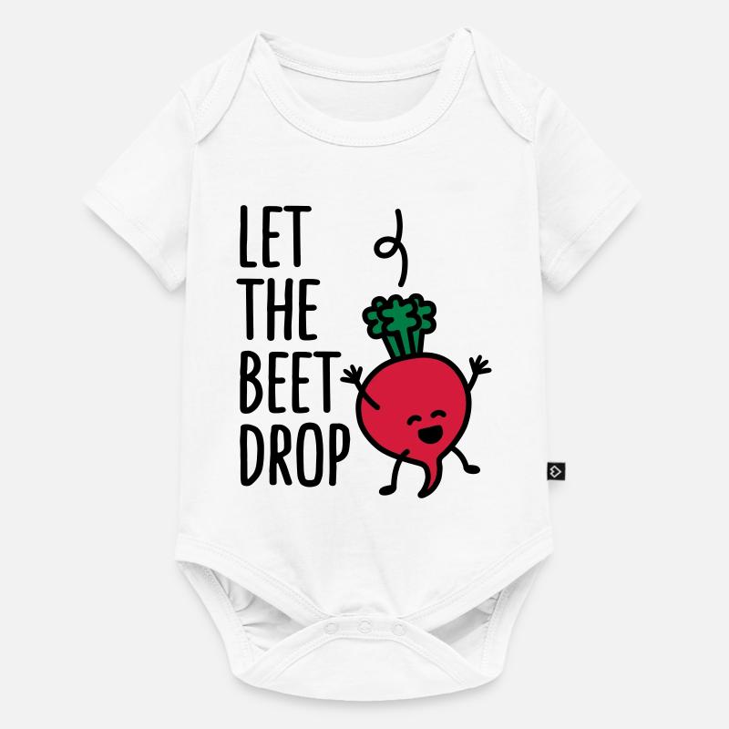 Let the beet drop - Baby Premium Kurzarmbody - Weiß